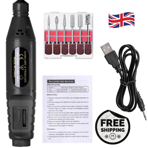 Electric nail file - nail, for