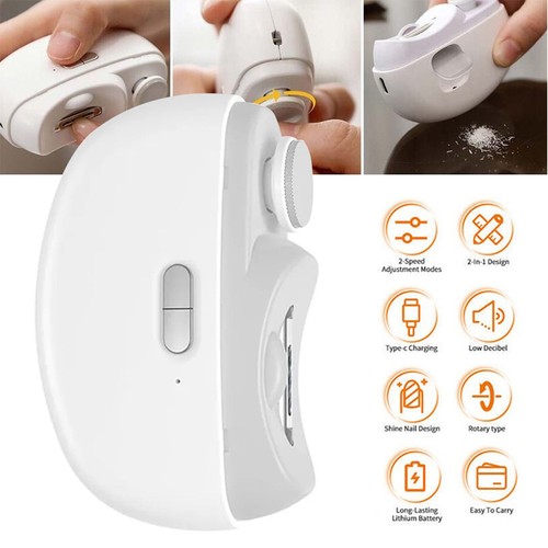 Electric toe nail - clippers, for