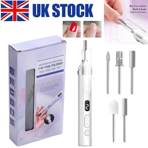 Electric nail file toe - file,