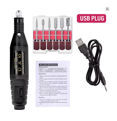 Electric nail file for - nail,