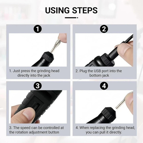 Electric nail file for thick - electric,