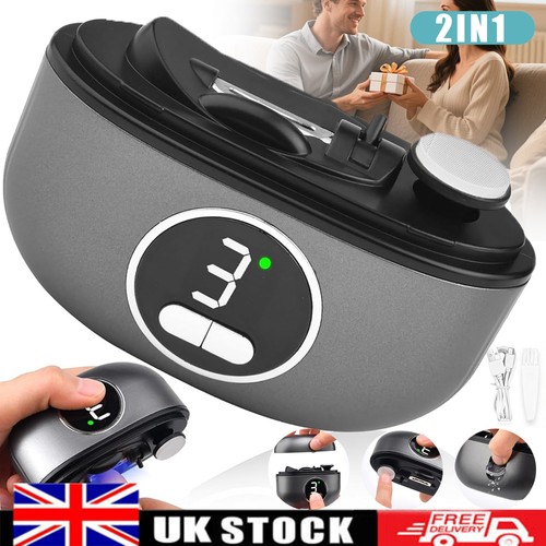 Electric toe nail - clippers, for
