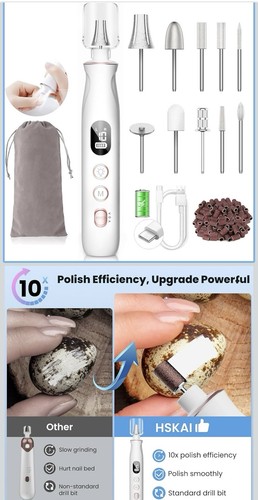 Professional nail drill - nail, kit