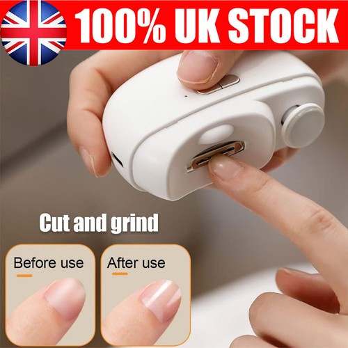 2in1 electric nail clippers - nail,