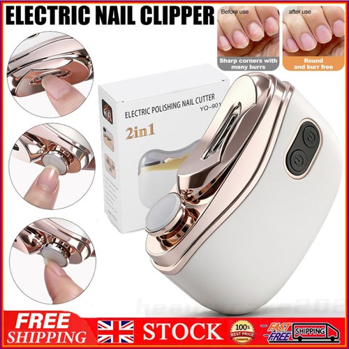 2in1 electric nail clippers - electric,