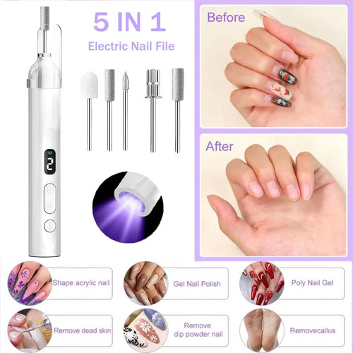 Toe nail grinder for - nail,